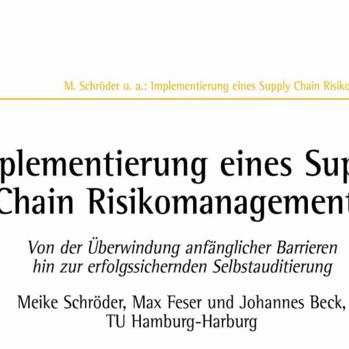 Implementation of a Supply Chain Risk Management